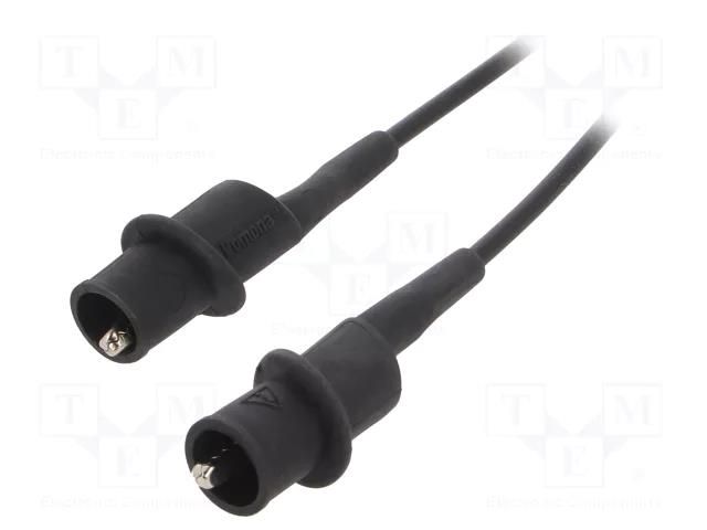 Test lead; 10A; both sides,aligator clip; Urated: 1kV; Len: 0.91m POMONA POM-6576-36-0