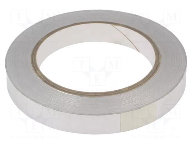 Tape: shielding; W: 15mm; L: 33m; Thk: 0.078mm; acrylic conductive IPT AL40C-15MM-33M