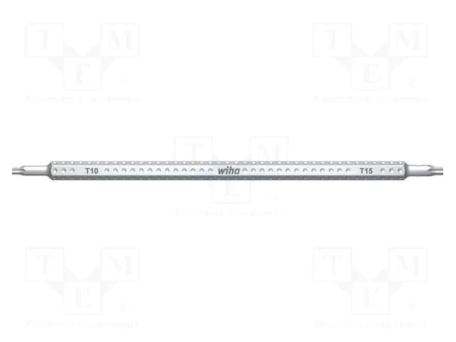 Interchangeable blade; Torx®; TX10,TX15; SYSTEM 6; 150mm WIHA WIHA.00656