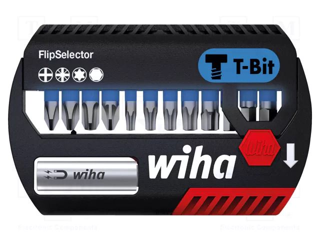 Kit: screwdriver bits; hex key,Phillips,Pozidriv®,Torx®; 13pcs. WIHA WIHA.41826