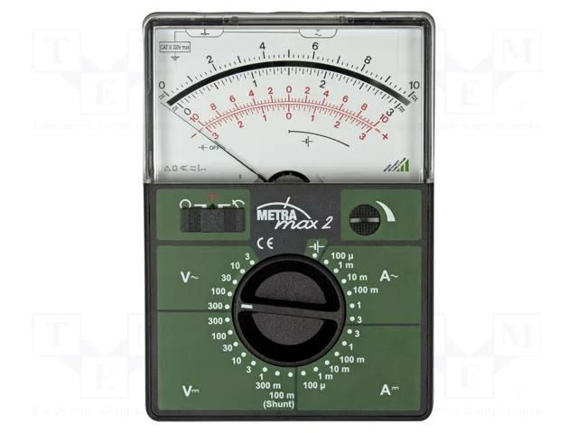 Analogue multimeter; analogue; VAC: 0÷3V,10V,30V,100V,300V; IP50 GOSSEN METRAWATT GM-M102A