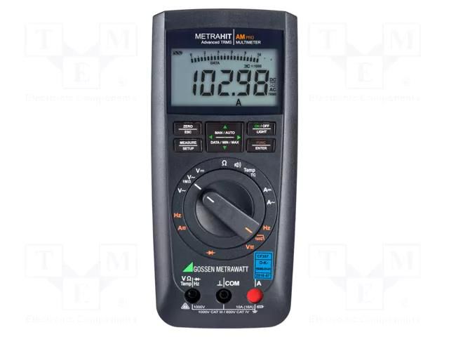 Digital multimeter; LCD; 4,5 digit (19999); 2x/s; I DC: 1A,10A GOSSEN METRAWATT GM-M242A