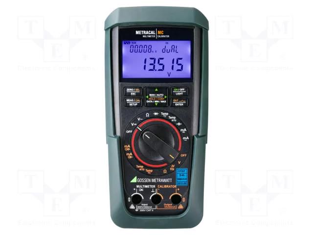 Meter: multimeter calibrator; Diode test: 1mA@3.2V; frequency GOSSEN METRAWATT GM-M245A