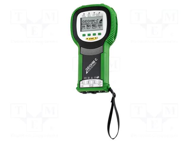 Meter: grounding resistance; 10mΩ÷20Ω,200Ω,2kΩ,20kΩ,50kΩ; IP54 GOSSEN METRAWATT GM-M590A