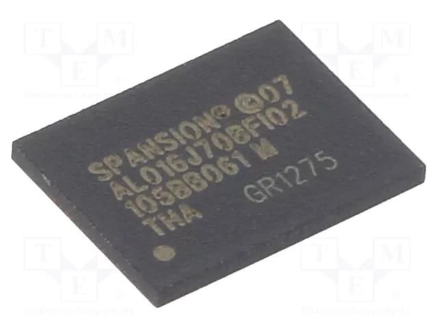 IC: FLASH memory; 16MbFLASH; CFI,parallel; BGA48; parallel INFINEON (CYPRESS) S29AL016J70BFI020