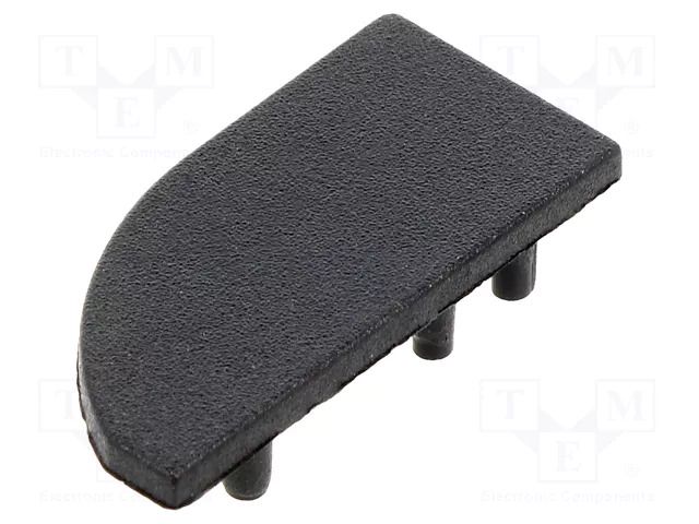 Cap for LED profiles; black; 2pcs; ABS; WAY10 TOPMET TOP-F9009902