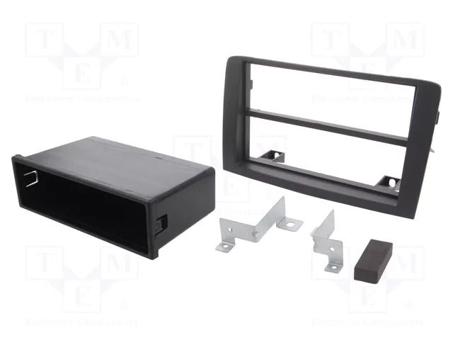 Radio frame; Fiat,Lancia; 2 ISO; grey PER.PIC. RAM-40.215.1