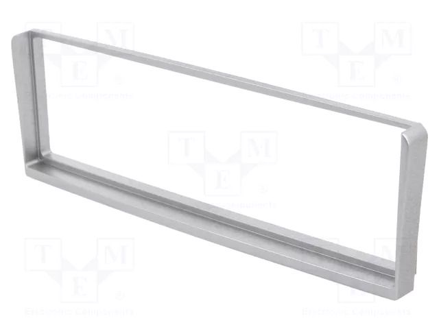 Radio frame; Alfa Romeo; 1 DIN; silver PER.PIC. RAM-40.132.1
