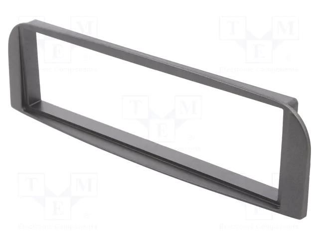 Radio frame; Alfa Romeo; 1 DIN; black PER.PIC. RAM-40.113.3