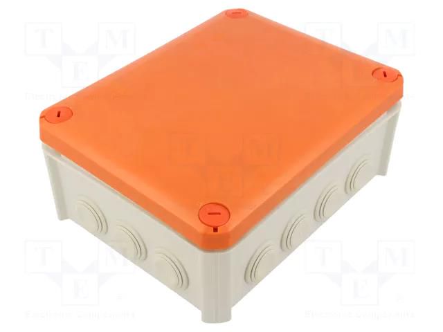 Enclosure: junction box; X: 150mm; Y: 190mm; Z: 77mm; IP66; T 160 OBO BETTERMANN OBO-2007649