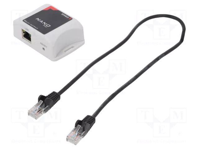 Industrial module: LAN relay; -10÷55°C; IP30; 12÷24VDC; OUT: 1 INVEO NANO-RELAY-OUT-P