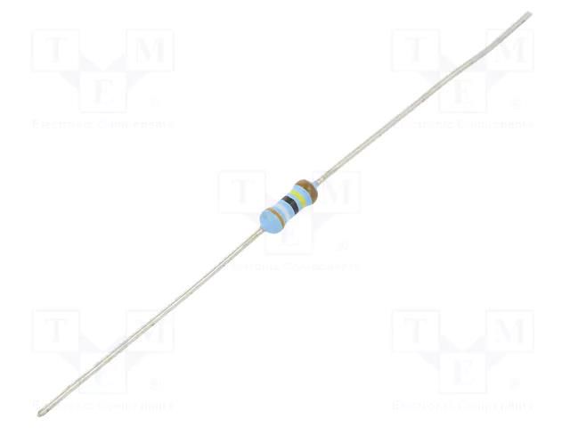 Resistor: thin film; THT; 3.9MΩ; 600mW; ±1%; Ø0.6x28mm; Ø2.5x6.5mm VISHAY MRS25000C3904FCT00
