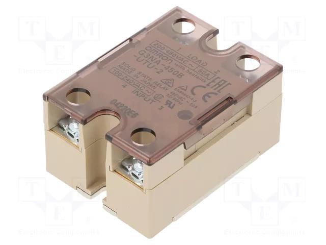 Relay: solid state; Ucntrl: 100÷240VAC; 50A; 200÷480VAC; G3NA OMRON G3NA-450B-240AC