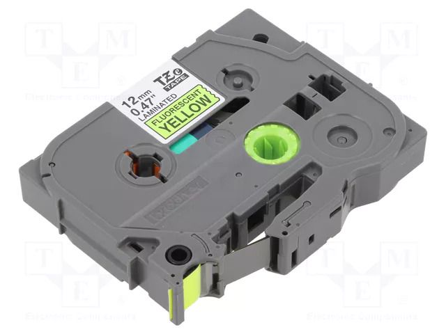 Tape; 12mm; 5m; yellow; Character colour: black; laminated,glued BROTHER BR-TZEC31