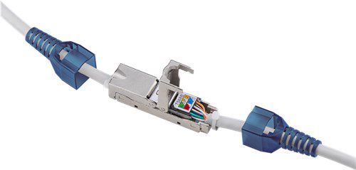 Toolless Cable Connector CAT 6A, STP Shielded - for IDC connection (toolless) 79579