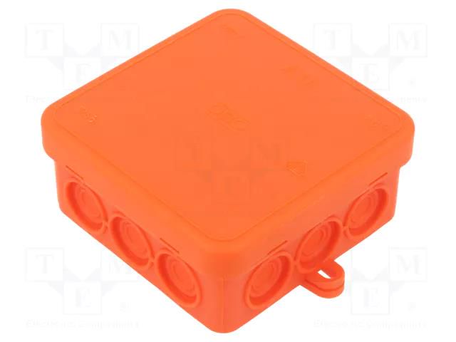 Enclosure: junction box; X: 85mm; Y: 85mm; Z: 40mm; polyetylene; IP55 OBO BETTERMANN OBO-2000164