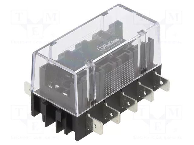Fuse holder; 15A; Poles: 5; ATO LITTELFUSE 03500417TXN