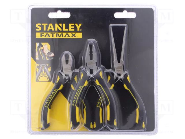 Kit: pliers; blister; side,cutting,flat,universal; FATMAX®; 3pcs. STANLEY STL-FMHT0-80524