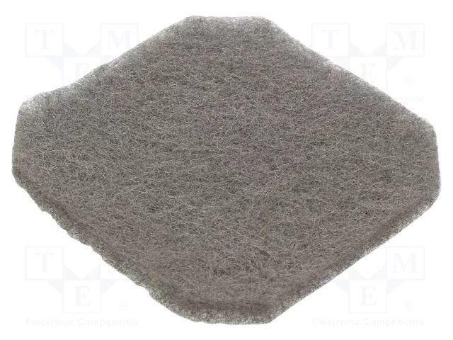 Filter; 92x92mm; chrom-nickel steel,chemical fiber; 5pcs. RITTAL RITTAL-3237066