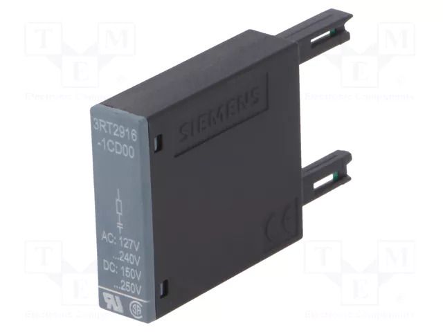 Surge arrester; RC element; Size: S00; 127÷240VAC; 150÷250VDC SIEMENS 3RT2916-1CD00