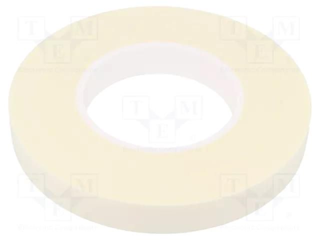 Tape: fixing; W: 19mm; L: 11m; Thk: 1mm; two-sided adhesive; white IPT 3502-19MM-11M