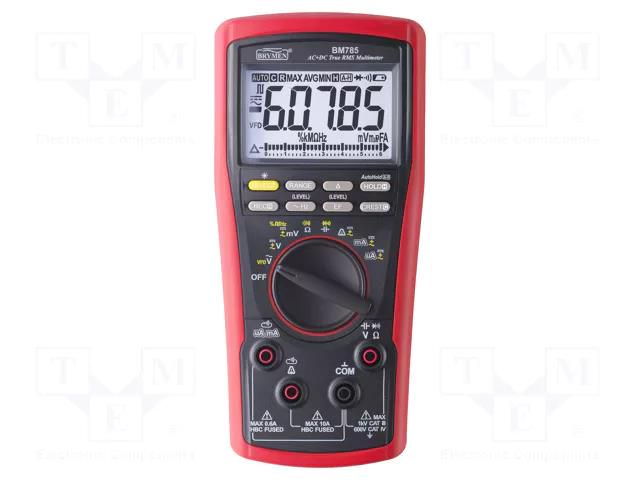 Digital multimeter; LCD; 4-5/6 digits (60000); 5x/s; True RMS BRYMEN BM785