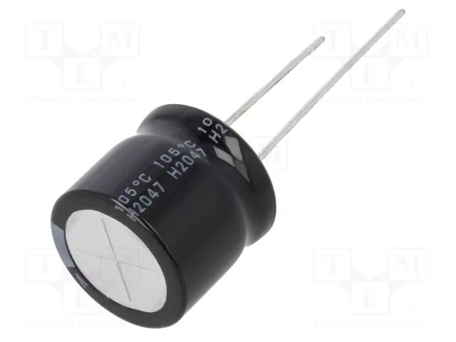 Capacitor: electrolytic; low ESR; THT; 470uF; 50VDC; Ø16x15mm; ±20% NICHICON UHE1H471MHD3