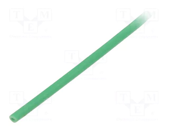 Insulating tube; silicone; green; Øint: 1mm; Wall thick: 0.4mm SYNFLEX SIL-1X0.4-GR-200