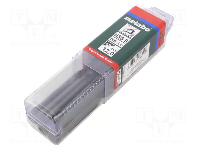 Drill bit; for metal; Ø: 12mm; L: 151mm; Working part len: 101mm METABO MTB.627810000