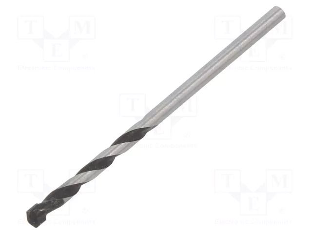 Drill bit; for concrete; Ø: 3mm; L: 60mm; WS,cemented carbide METABO MTB.627467000