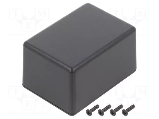 Enclosure: multipurpose; X: 50mm; Y: 70mm; Z: 40mm; TW; ABS; black TAKACHI TKC-TW5-4-7B