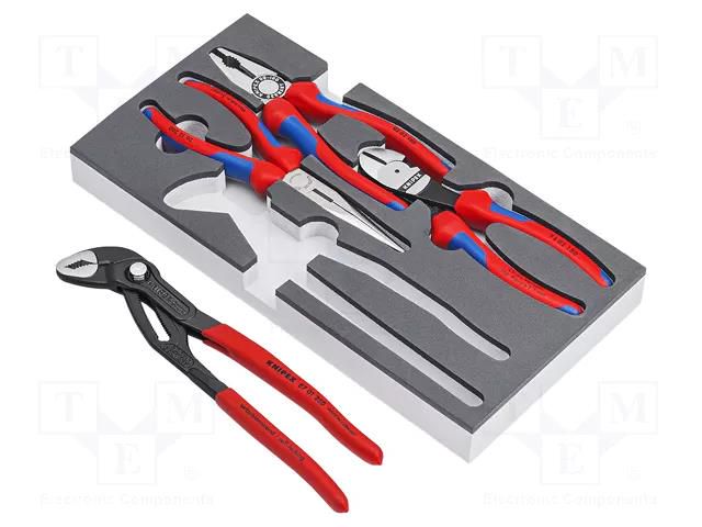 Kit: pliers; in a foam tray KNIPEX KNP.002001V15