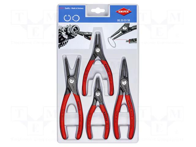 Kit: pliers; for circlip KNIPEX KNP.002003SB