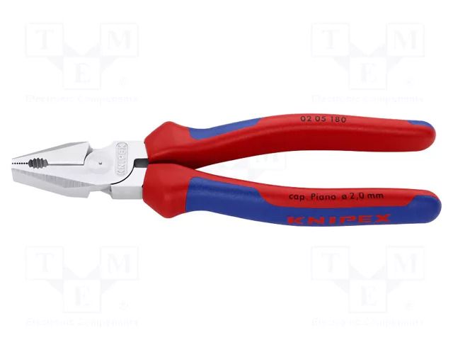 Pliers; universal; high leverage; 180mm KNIPEX KNP.0205180