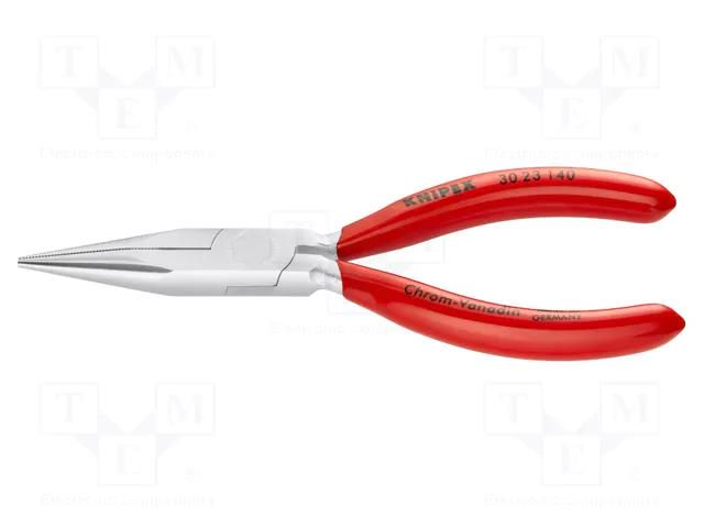 Pliers; flat,elongated; 140mm KNIPEX KNP.3023140
