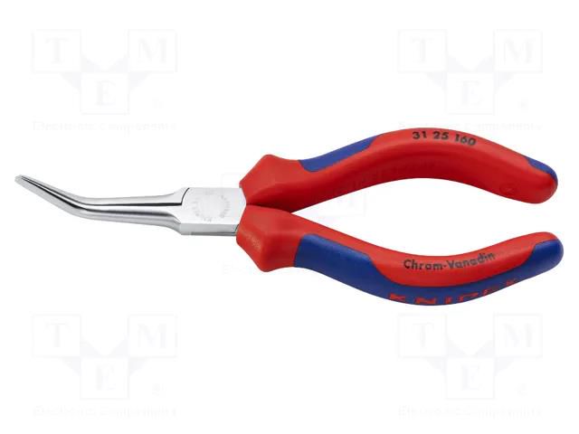 Pliers; curved,elongated; 160mm KNIPEX KNP.3125160