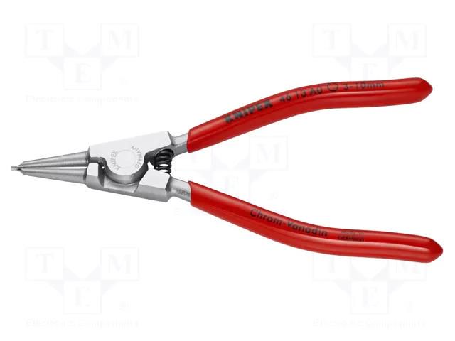 Pliers; for circlip; external; 3÷10mm; Pliers len: 140mm; straight KNIPEX KNP.4613A0