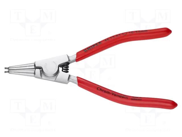 Pliers; for circlip; external; 10÷25mm; Pliers len: 140mm KNIPEX KNP.4613A1