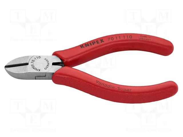 Pliers; side,cutting; 110mm KNIPEX KNP.7011110