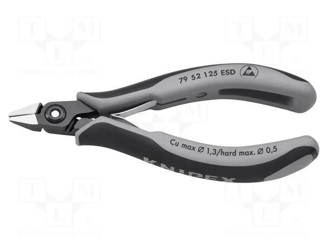 Pliers; side,cutting,precision; ESD; 125mm KNIPEX KNP.7952125ESD