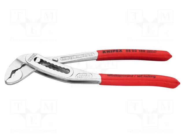 Pliers; for pipe gripping; 180mm KNIPEX KNP.8803180