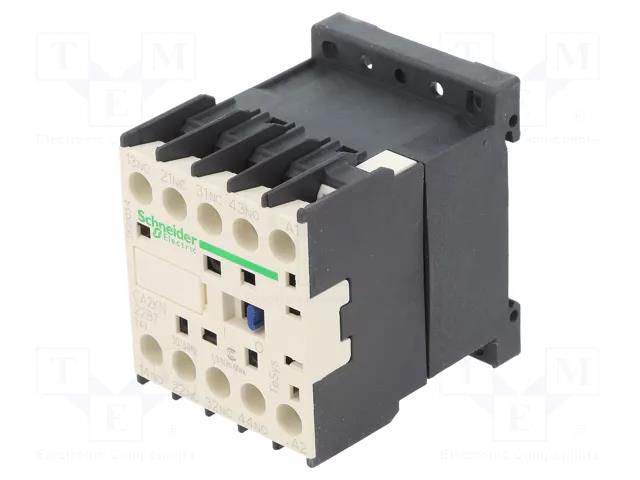 Contactor: 4-pole; NC x2 + NO x2; 24VAC; 10A; TeSys D; W: 45mm SCHNEIDER ELECTRIC CA2KN22B7