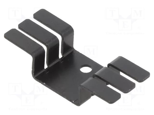 Heatsink: extruded; U; TO202,TO220; black; L: 17.7mm; W: 44.5mm Advanced Thermal Solutions ATS-PCB1017