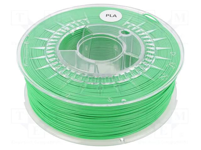 Filament: PLA; Ø: 1.75mm; light green; 200÷235°C; 1kg DEVIL DESIGN DEV-PLA-1.75-LGR