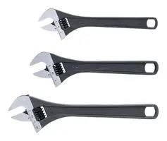ADJUSTABLE WRENCH SET, 3PC 76280