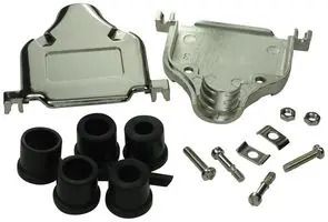 D SUB COVER, SIZE DB, ZINC ALLOY SPC15455