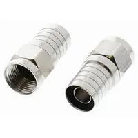 F-type Crimp RG6 Connector with O-Ring Seal 27-9579