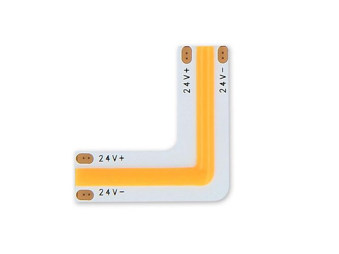 LED line® COB strip CLICK CONNECTOR angular 2700K 10 mm 2 PIN Type L 8W 478382 5907777478382