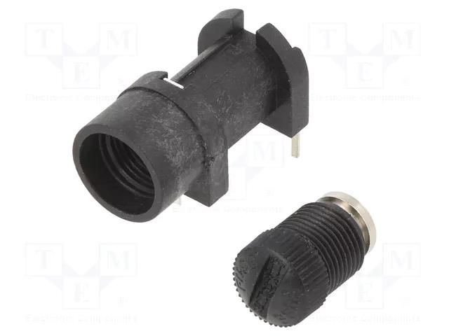 Fuse holder; PCB; 5x20mm; -20÷85°C; 6.3A; UL94V-0; 250V BULGIN FX0330
