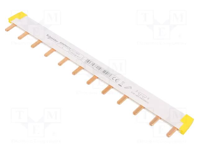 Busbar; Poles: 1; Urated: 415V; 100A; No.of mod: 12; Uinsul: 500V SCHNEIDER ELECTRIC A9XPH112